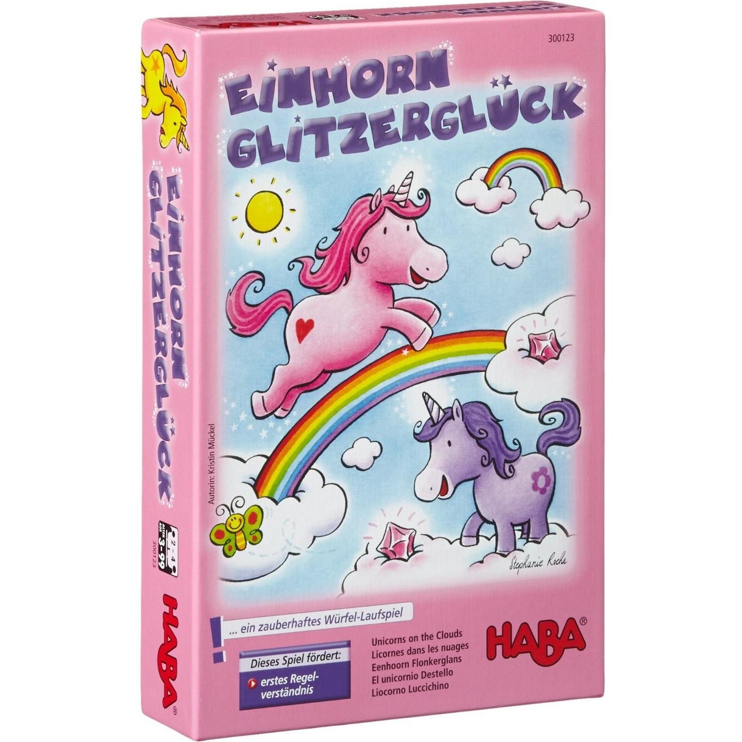 Haba Einhorn Glitzerglück (Französisch, Niederländisch, Englisch, Italienisch, Deutsch, Spanisch)