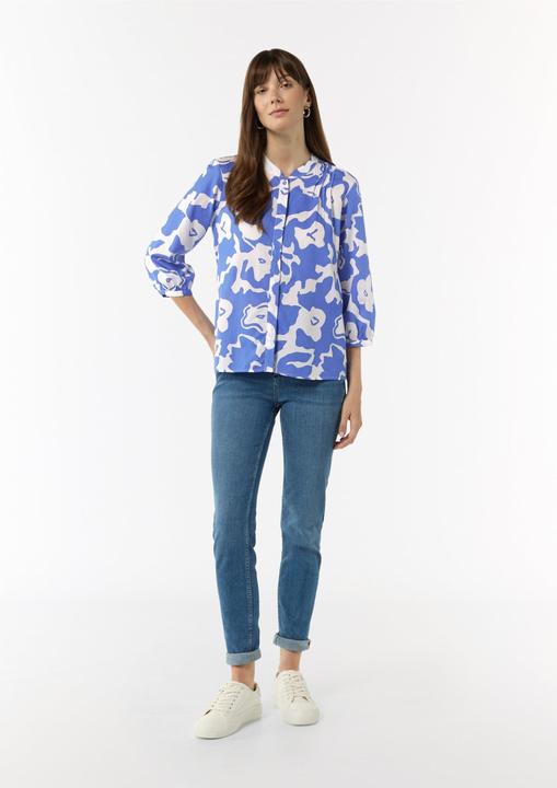 Immagine prodotto Comma Bluse Lyocellbluse mit Faltendetail und 3/4-Ärmeln (46)
