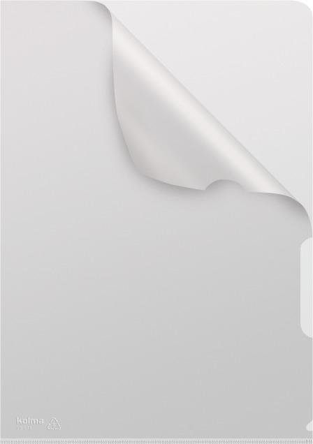Actual product image Kolma A4 smooth superstrong colourless folder (A4, 100 x)