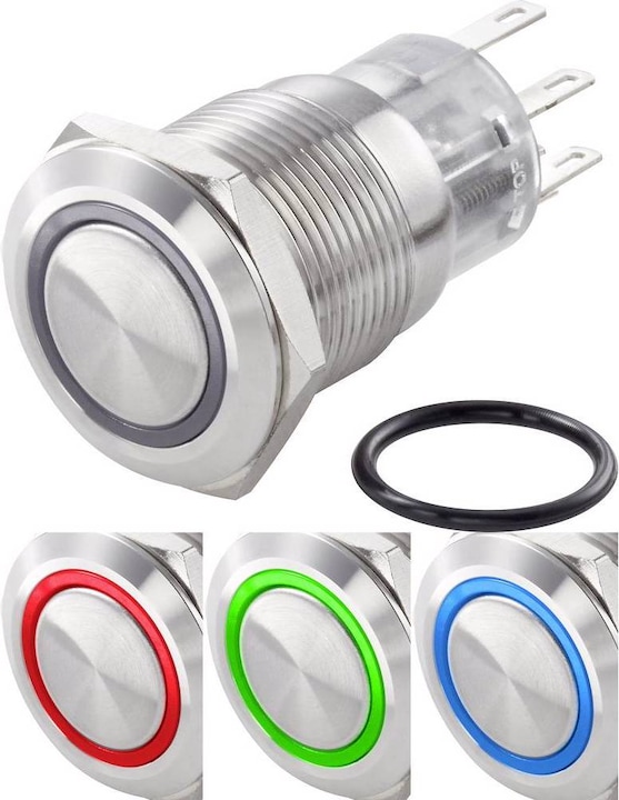 Image du produit Tru Components Bouton poussoir série LAS1-AGQ