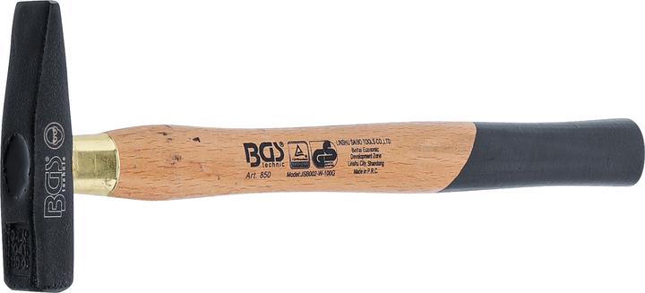 Produktbild BGS Schlosserhammer Holz-Stiel DIN 1041 100 g (155 g)