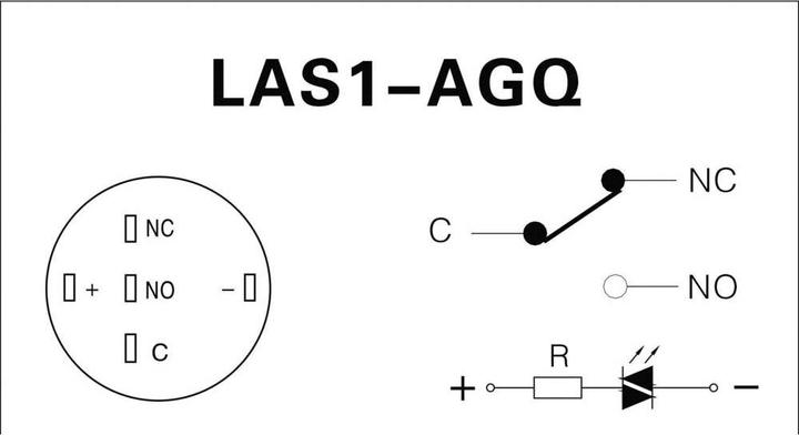 Actual product image Tru Components Vandalensicherer Schalter 19 mm mit Ringbeleuchtung