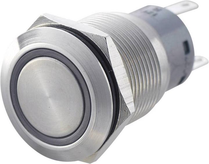 Actual product image Tru Components Vandalensicherer Schalter 19 mm mit Ringbeleuchtung