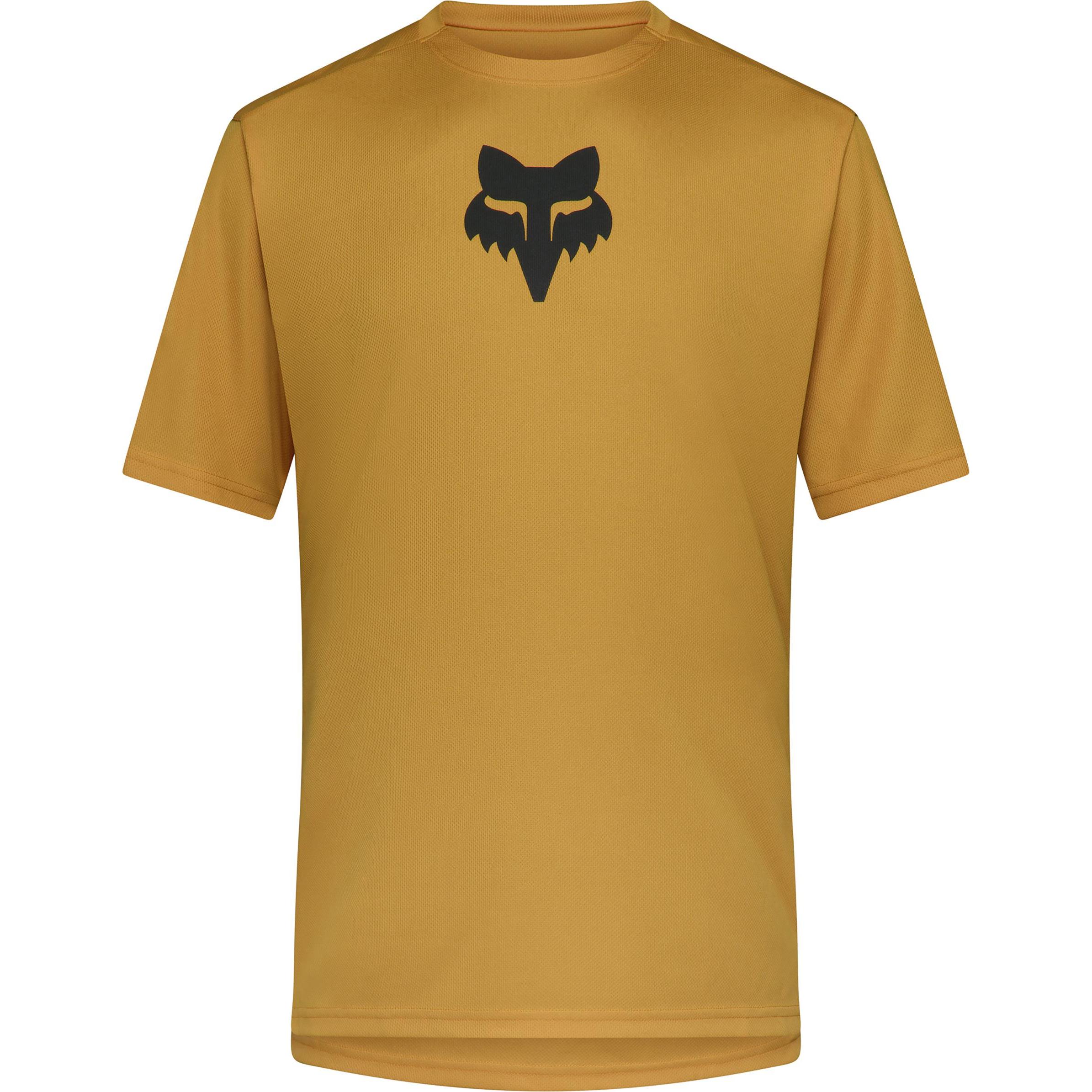 Fox, Uomini, Maglia ciclismo, Ranger SS Jersey Head (M), Bronzo, Giallo, Marrone, M