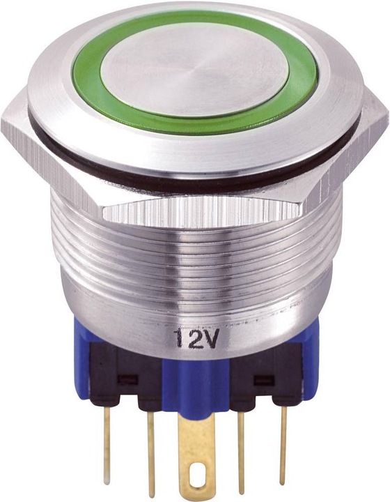 Image du produit Tru Components Disque anti-vandalisme 22 mm 250 V/AC 5 A avec éclairage annulaire