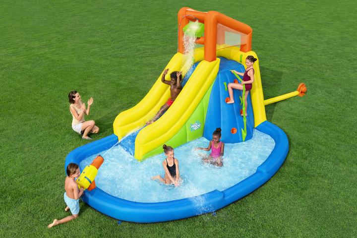 Produktbild Bestway Inflatable Water Park Pool 435x286x267cm + 5 Years Garden 53478