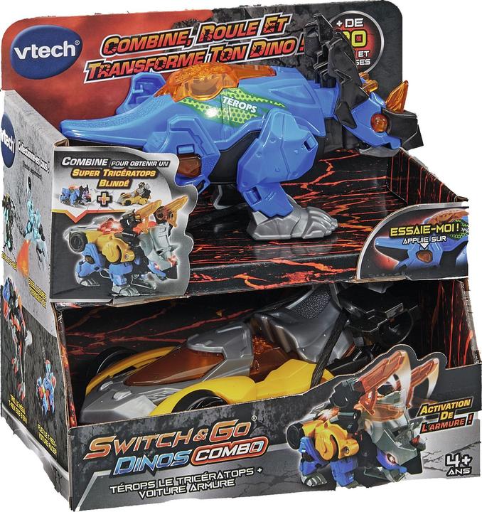 Produktbild VTech Petis Switch & Go Dinos Combo (differents models) (Französisch, 3 - 8 Jahre)