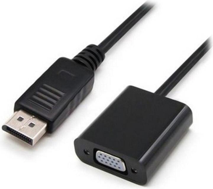 Nanocable conversor displayport a svga m/h negro 15 cm 10.16.0602 (VGA, 15 cm)