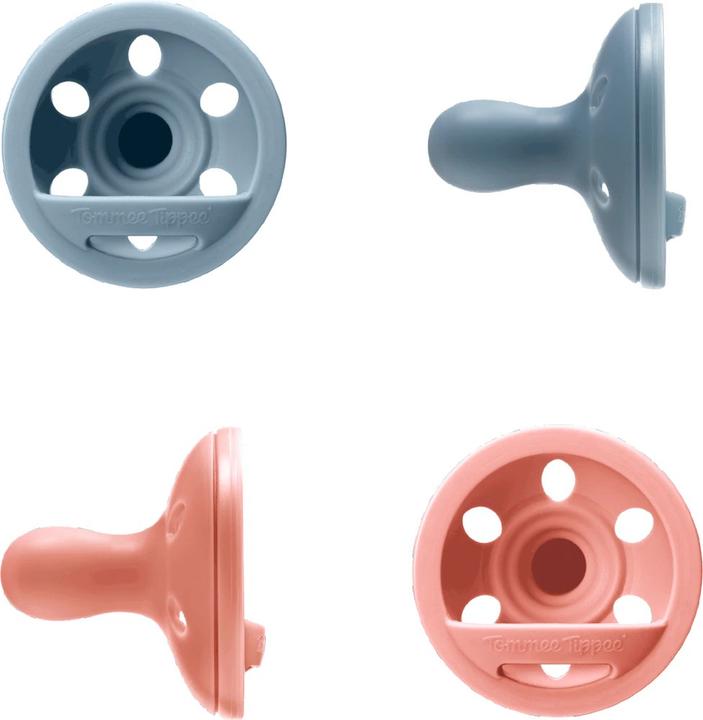 Immagine prodotto Tommee Tippee Silikon-Schnuller, brustähnlich, 6-18 Monate, 2 Stück (2x, 6 - 18 Mesi)