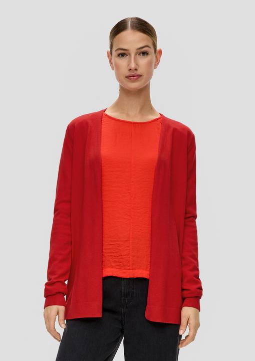 Produktbild s.Oliver Strickjacke Longcardigan aus Baumwolle und Viskose (36)