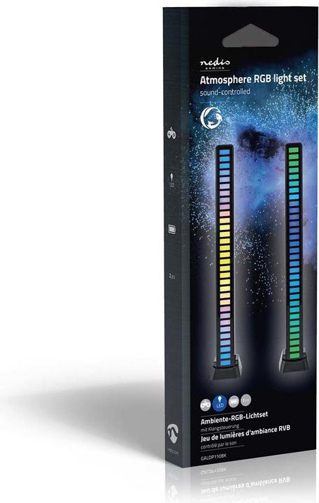 Actual product image Nedis Play Light | LED | Battery-powered | Used for: Desktop / Notebook | Black