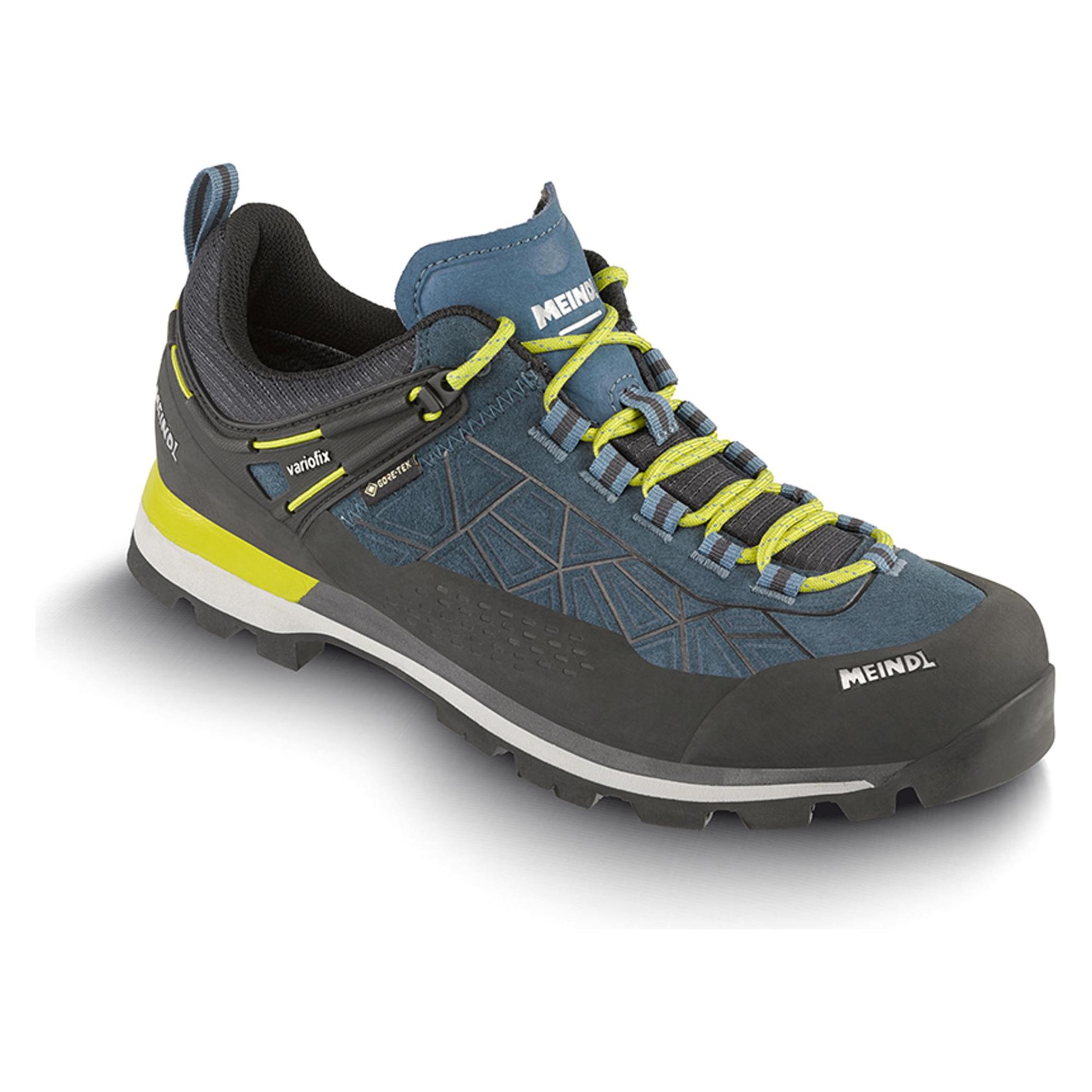 Meindl, Herren, Wanderschuhe, Zustiegsschuhe Literock Free Gtx (42), Gelb, Blau