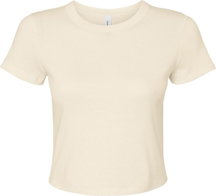 Actual product image Bella Canvas Womens/Ladies Micro-Rib Crop Top (XXL)