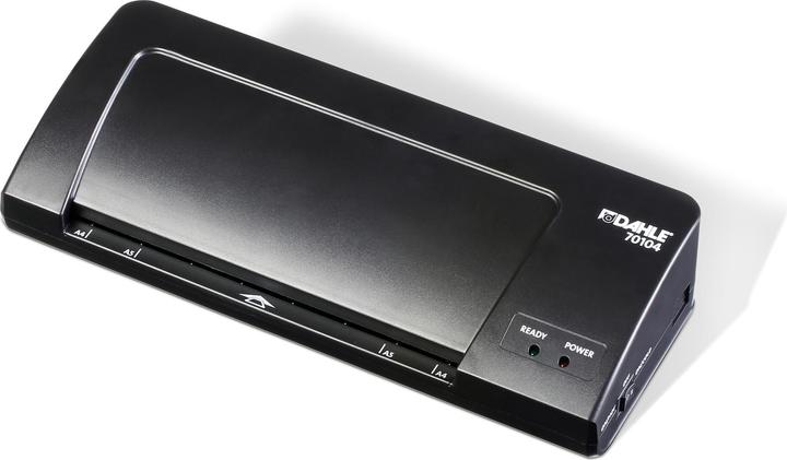 Actual product image Dahle Laminator A4 black 2 heated silicone rollers (25 - 250 µm, A4)