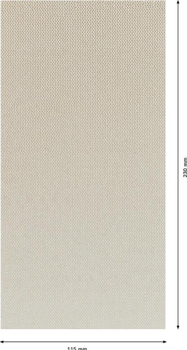 Immagine prodotto Bosch Professional Zubehör EXPERT M480 Rete di levigatura per levigatrici orbitali, 115 x 230 mm, G 180, 10 pezzi. (P180)