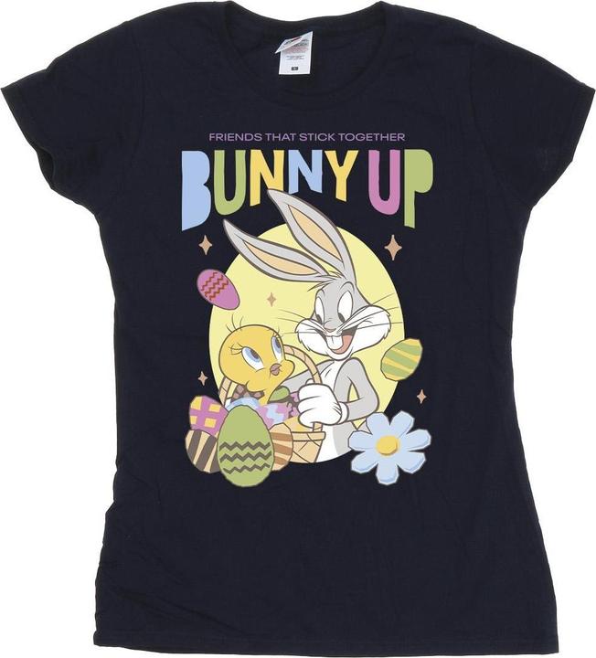 Actual product image Looney Tunes Womens/Ladies Bunny Up Cotton T-Shirt (L)