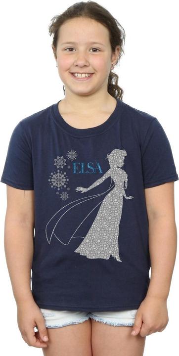 Produktbild Disney Frozen Elsa Christmas Silhouette TShirt Mädchen (140, 146)