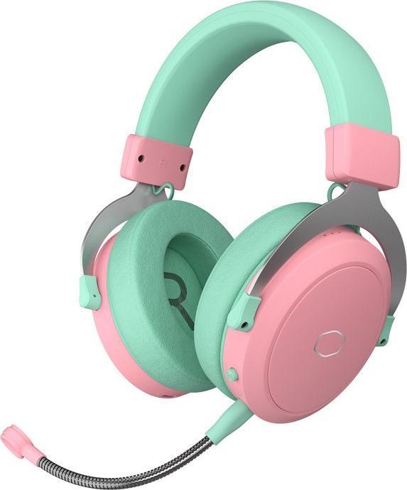 Actual product image Cooler Master CH351-MC gaming headphones (green-pink) (Cable)