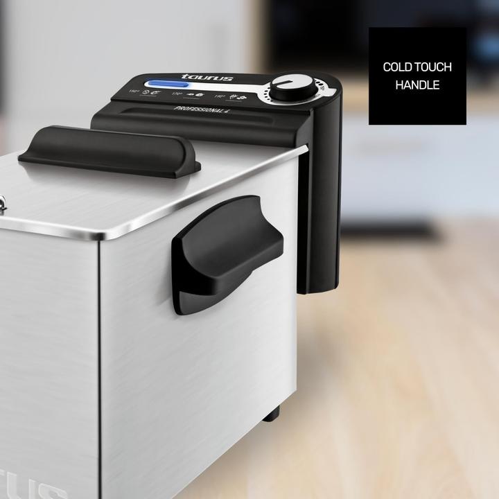 Produktbild Taurus 973947000 Fritteuse Einzelbild 4 l Schwarz Edelstahl