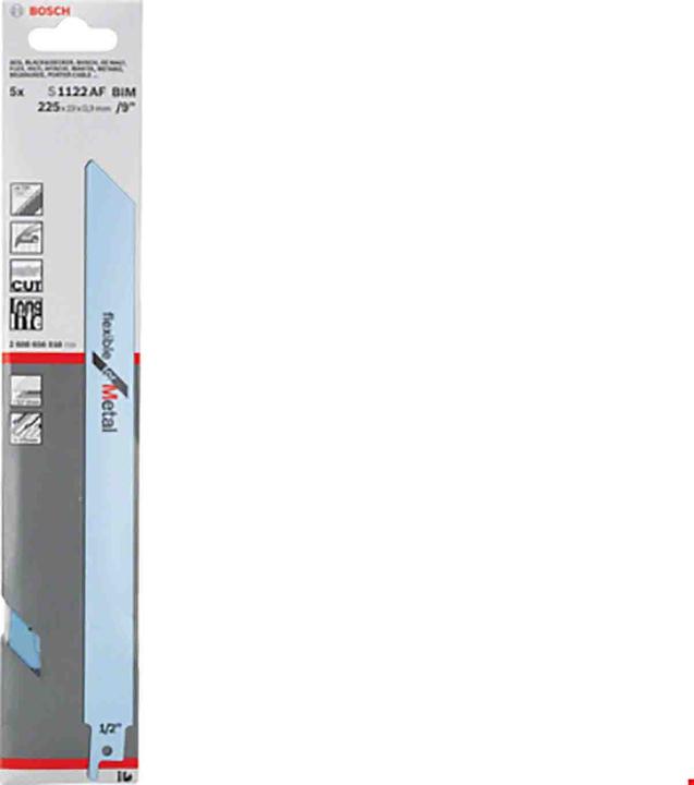 Produktbild Bosch Professional Zubehör Säbelsägeblatt S 1122 AF Flexible for Metal