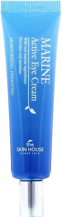 Actual product image The Skin House Marine Active Eye Cream 30ml with Hyaluronic Acid and Algae (Eye Care Cream, 30 ml, Day)