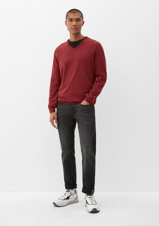 Actual product image s.Oliver Strickpullover Feinstrickpulli mit V-Ausschnitt (M)