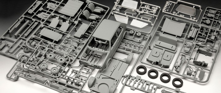 Actual product image Revell 35 Years VW Golf 1 GTI Pirelli
