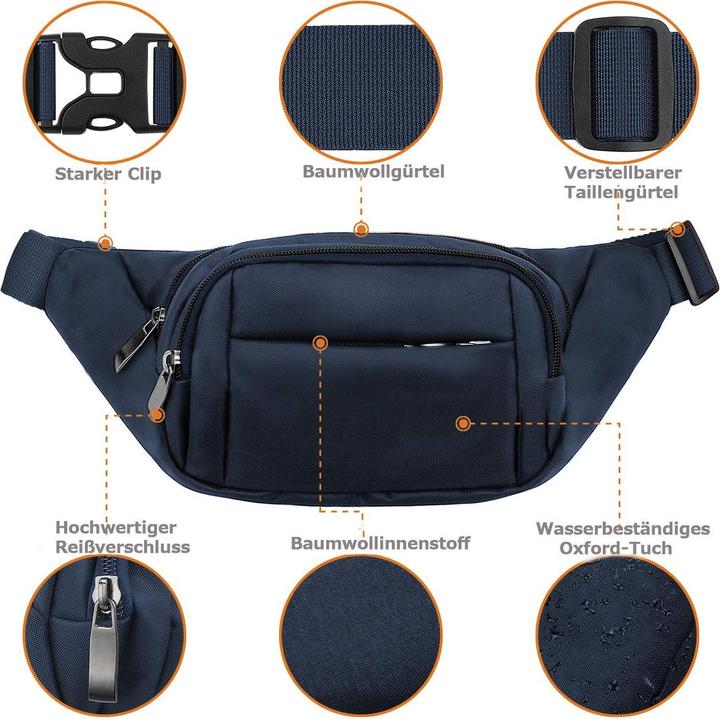 Produktbild Only-Bags.Store Gürtel Wasserdichte Gürteltasche mit grossem Fassungsvermögen