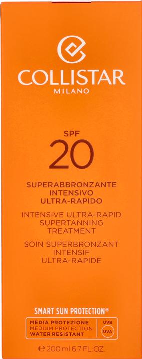Image du produit Collistar Intensive Ultra-Rapid Supertanning Treatment (Crème solaire visage, SPF 20, 200 ml)