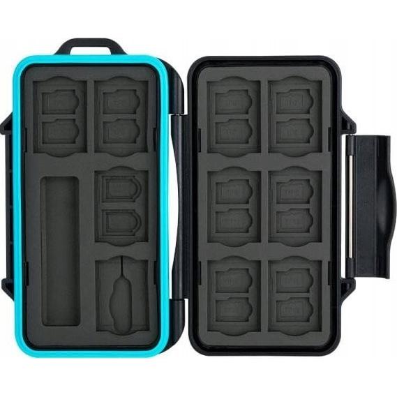 JJC Pokrowiec Etui na karty MCRSTS30 na karty SD, micro SD i sim, Accessori per flash