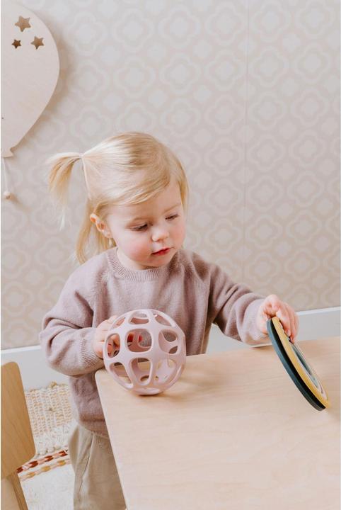 Actual product image Baby's only Babys Only baby grasping ball, old pink