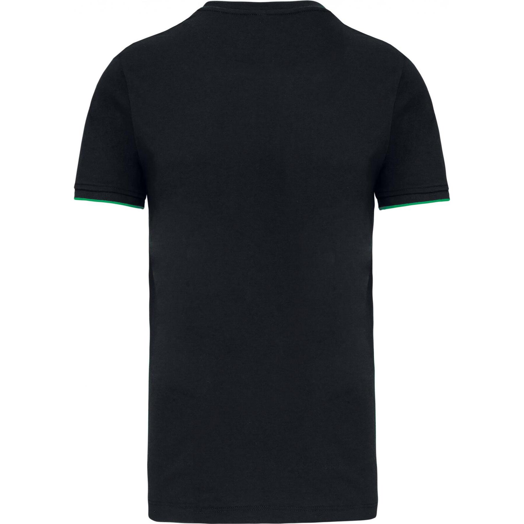 Thumbnail - Kariban, Herren, Shirt, DayToDay, Schwarz, Grün, (L)