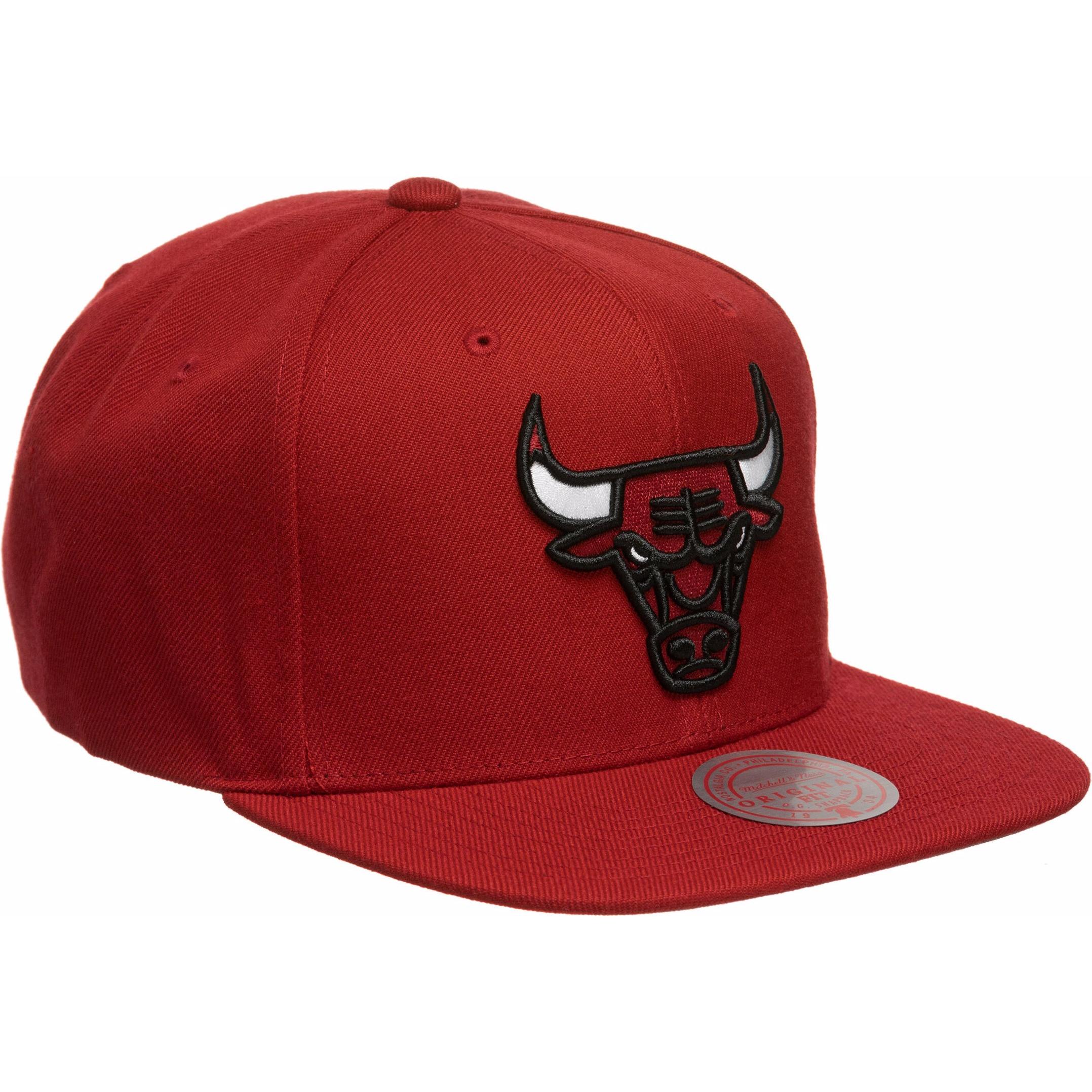 Mitchell & Ness, Herren, Cap, NBA Chicago Bulls Team Ground 2.0 Snapback Cap, Rot, (One Size)