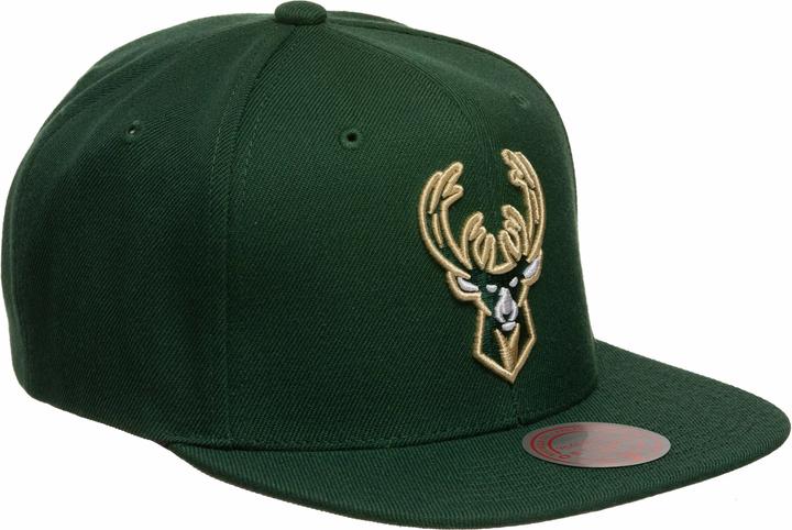 Produktbild Mitchell & Ness NBA Milwaukee Bucks Team Ground 2.0 Snapback Cap