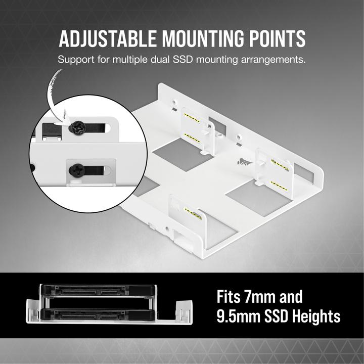 Actual product image Corsair Mounting frame -> for SSD DUAL