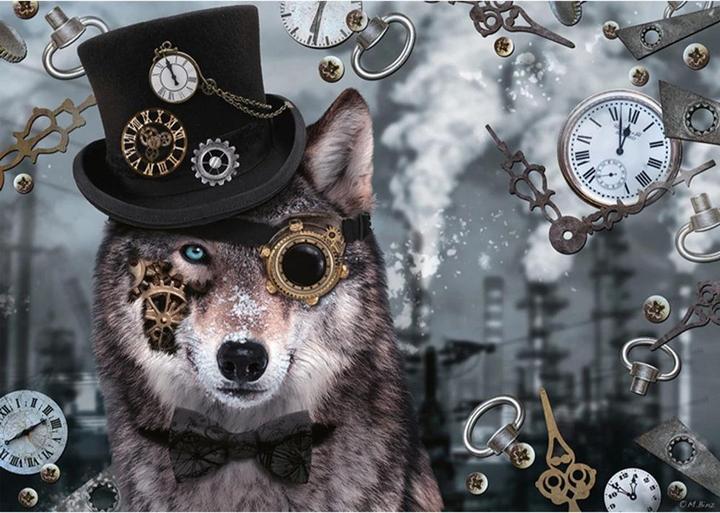 Produktbild Schmidt Spiele Steampunk Wolf (1000 Teile)