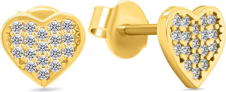 Immagine prodotto Brilio Argento - Orecchini a cuore scintillanti in argento EA514Y