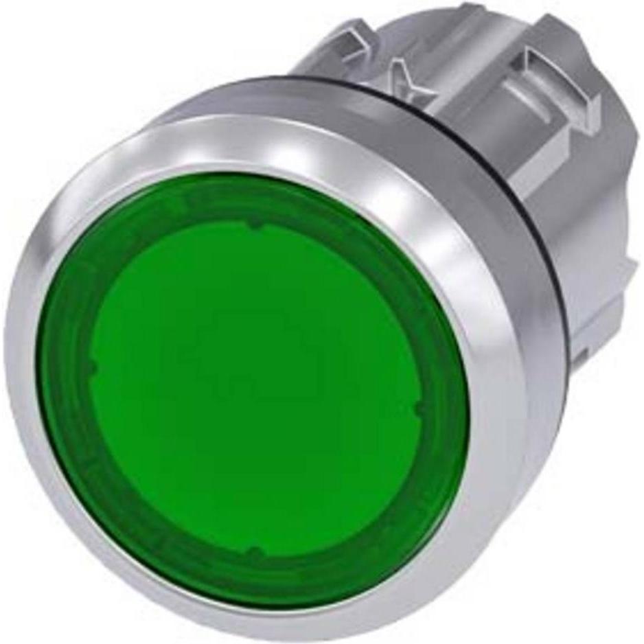 Siemens Illuminated pushbutton 22mm green, Taster + Schalter, Grün
