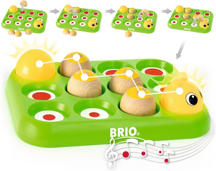 Actual product image Brio Musical Caterpillar (French, German, Slovak, Dutch, English, Finnish, Polish, Italian, Danish, Czech, Swedish, Portuguese, Spanish, Japanese, Norwegian)