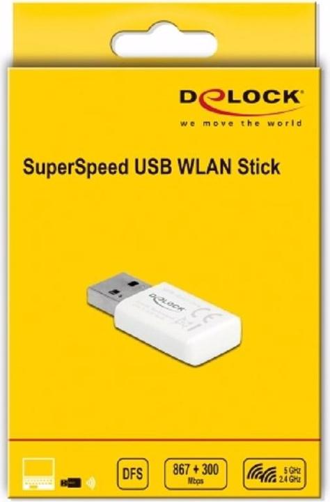 Produktbild Delock WLAN-AC USB-Adapter 12770 mit WLAN (USB)