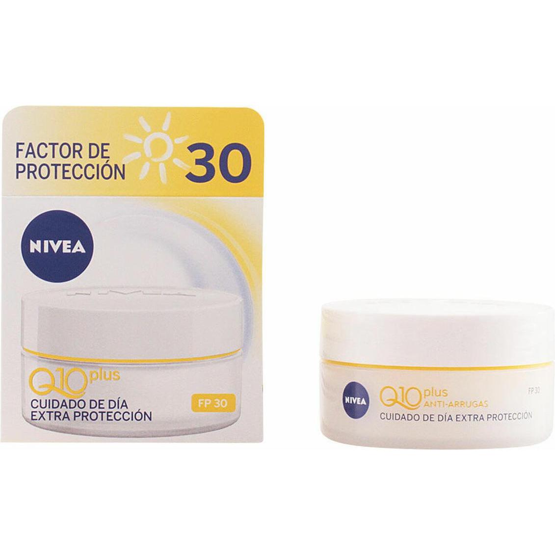 Nivea , Gesichtscreme, Q10+ Anti-Arrugas Día Spf30 50 Ml (50 Ml, Tagescreme, Spf 30)