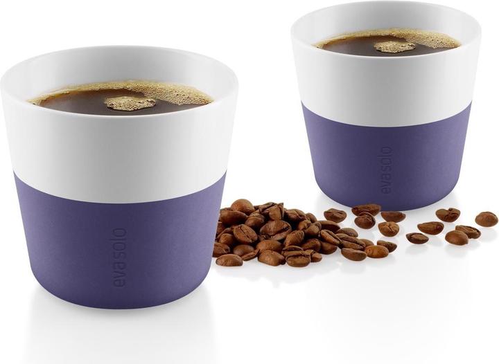 Produktbild Eva Solo Kaffeebecher 230 ml, 2 Stück, Violett/Weiss (230 ml, 2x)