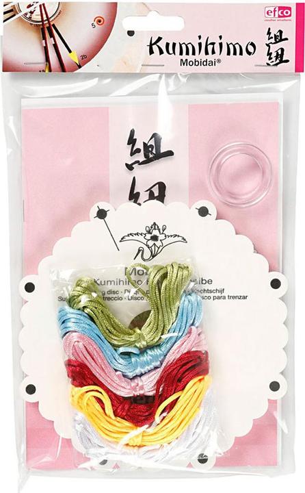 Actual product image Efco Kumihimo craft set: basic equipment (Paper, Plastic)