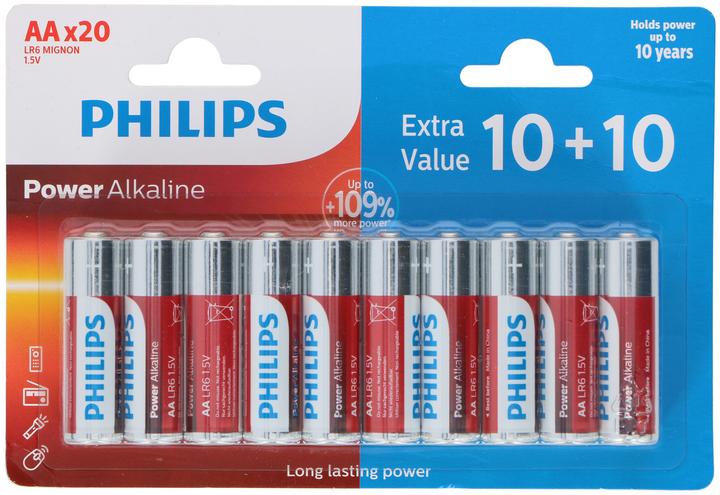 Produktbild Philips Battery (20) LR6/AA (20 Stk., AA)