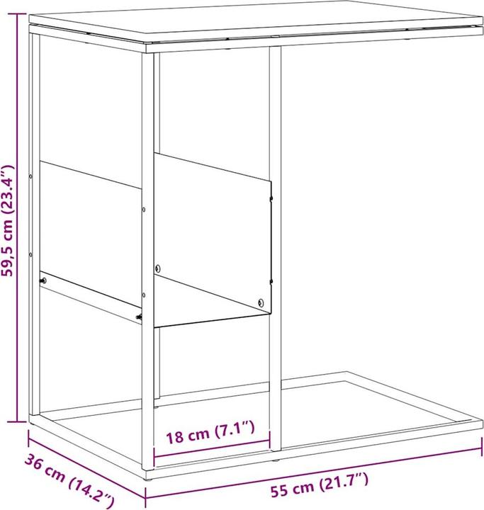Image du produit vidaXL Peppina (55 x 36 x 59.5 cm)