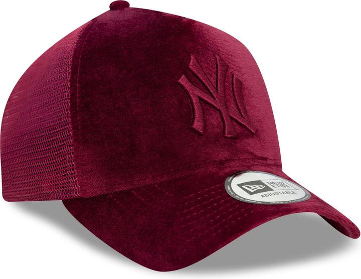 Immagine prodotto New Era Trucker Damen Cap - Velour New York Yankees Maroon
