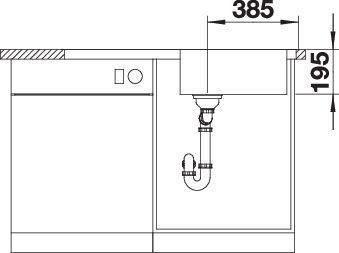 Produktbild Blanco Dinas XL 6 S (Aufsatzspülbecken, 100 cm, 50 cm)