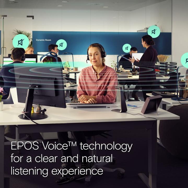 Actual product image EPOS IMPACT 10XX (Cable, Wireless, USB-C, Google Meet, Zoom)