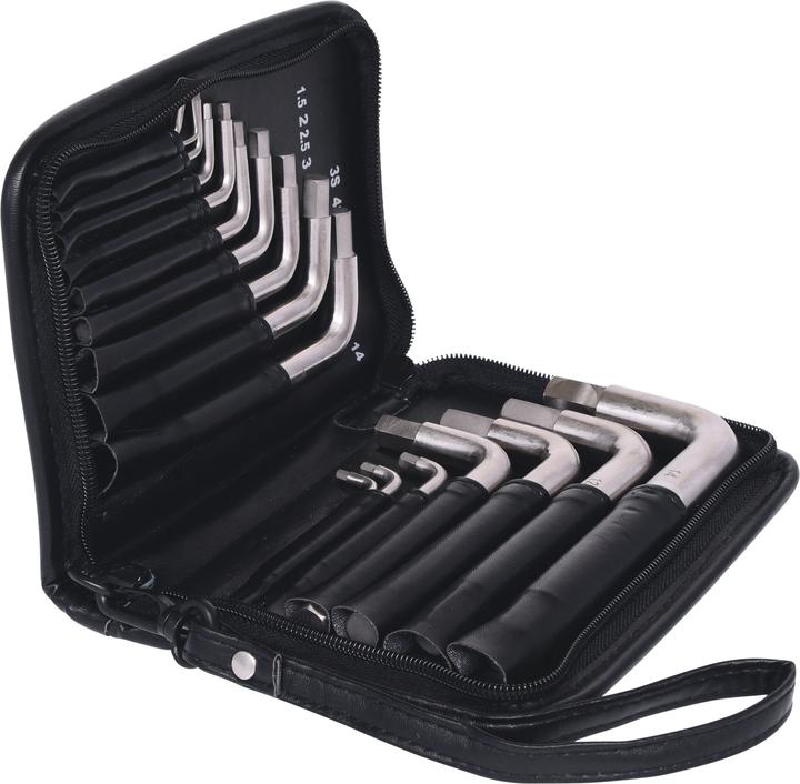 Actual product image KS Tools TITANplus angle wrench set, hexagon socket, 17 pieces