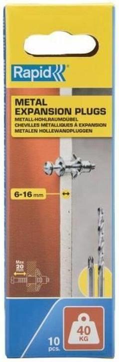 Produktbild NoName Metall-Hohlraumdübel (10 Stk.)